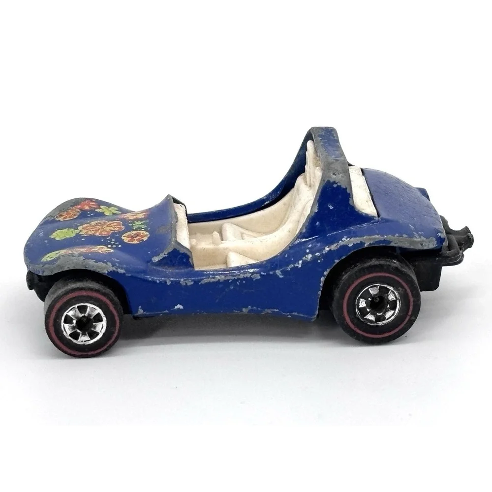 Vintage 1980 Hot Wheels Dune Daddy Wisconsin Toy Co Blue Redline Hong Kong